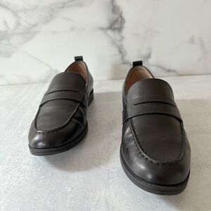 Black Leather Cole Haan Loafers Size 10